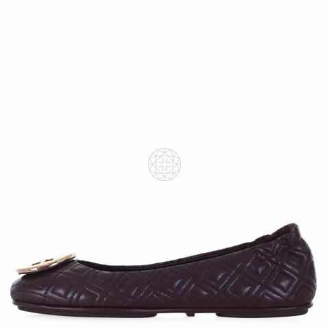 Quilted minnie flat hot sale tory burch